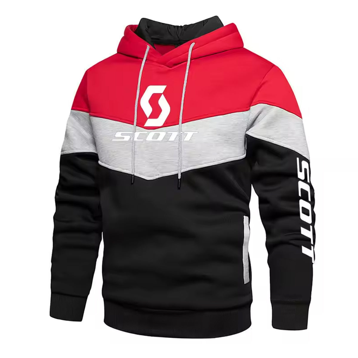 Men’s Cotton Fleece Hoodie Warm Casual Sweatshirt