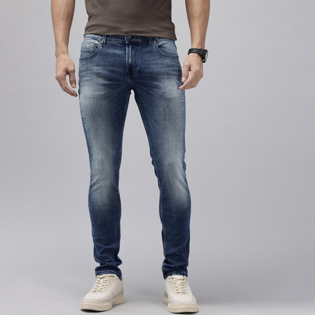 Slim Fit Ripped Jeans for Men Denim Fashion Fit