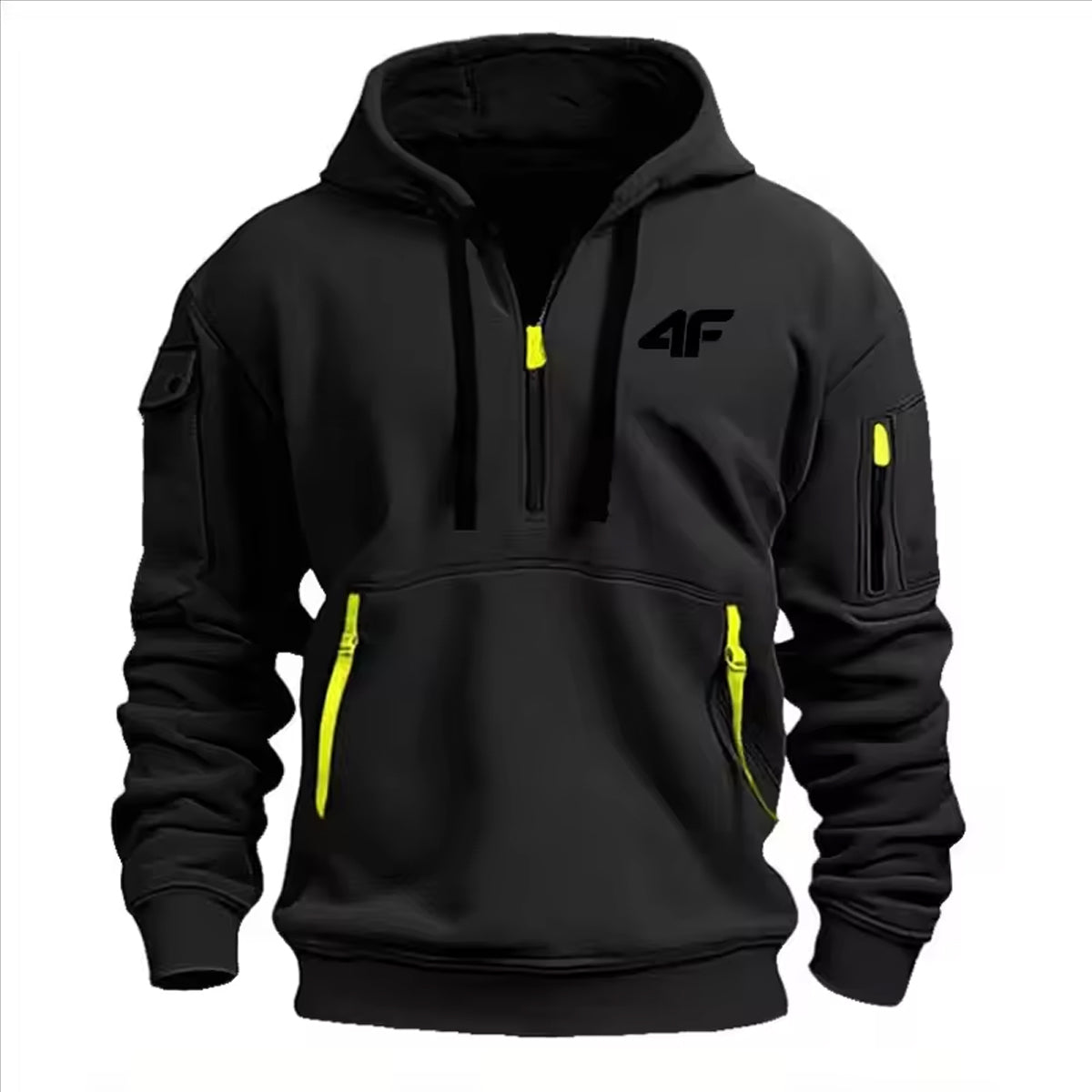 Relaxed Fit Cotton Solid Color Hoodie for Men Casual Wear