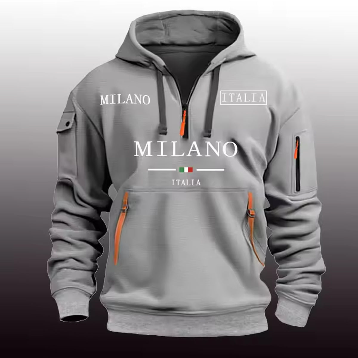 Men’s Cotton Hoodie for Winter Use – Simple Design