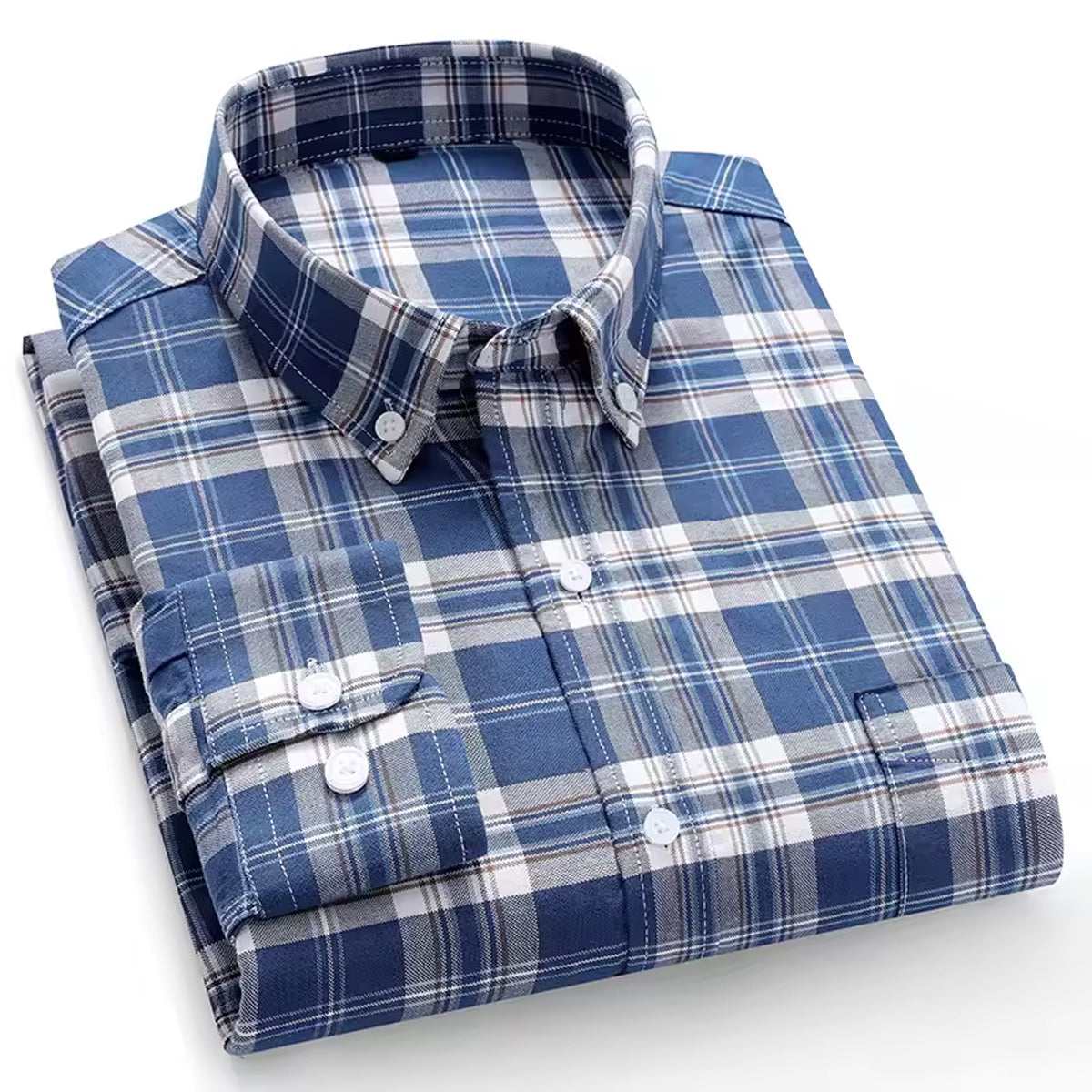 Men's Small Checks Shirt – Comfortable Cotton