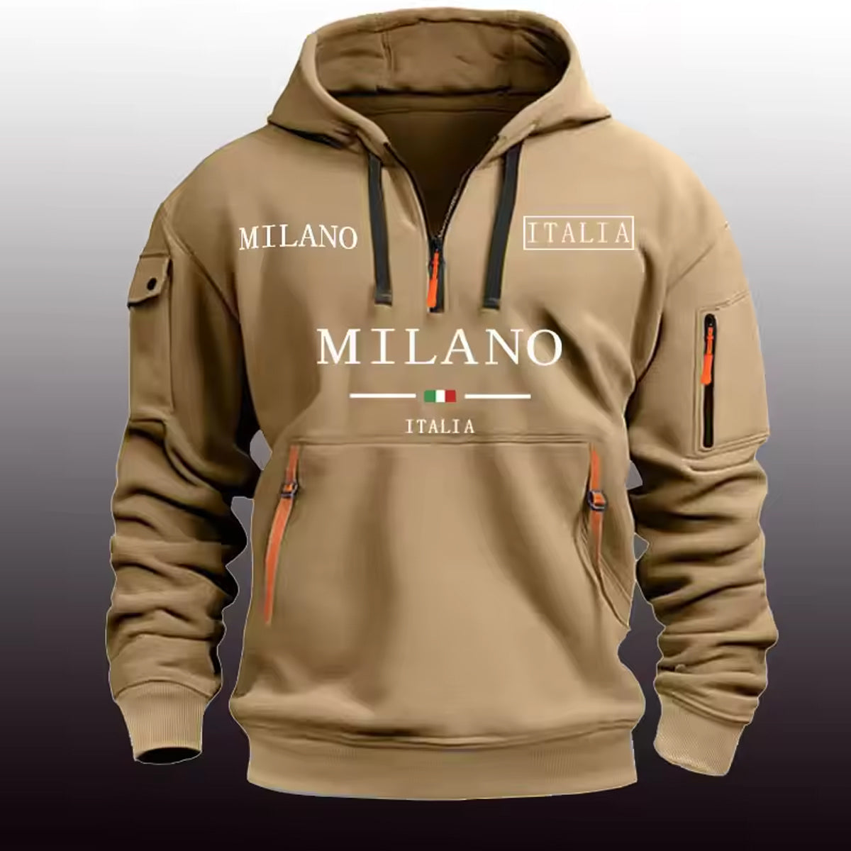 Men’s Cotton Sports Hoodie Workout Sweatshirt