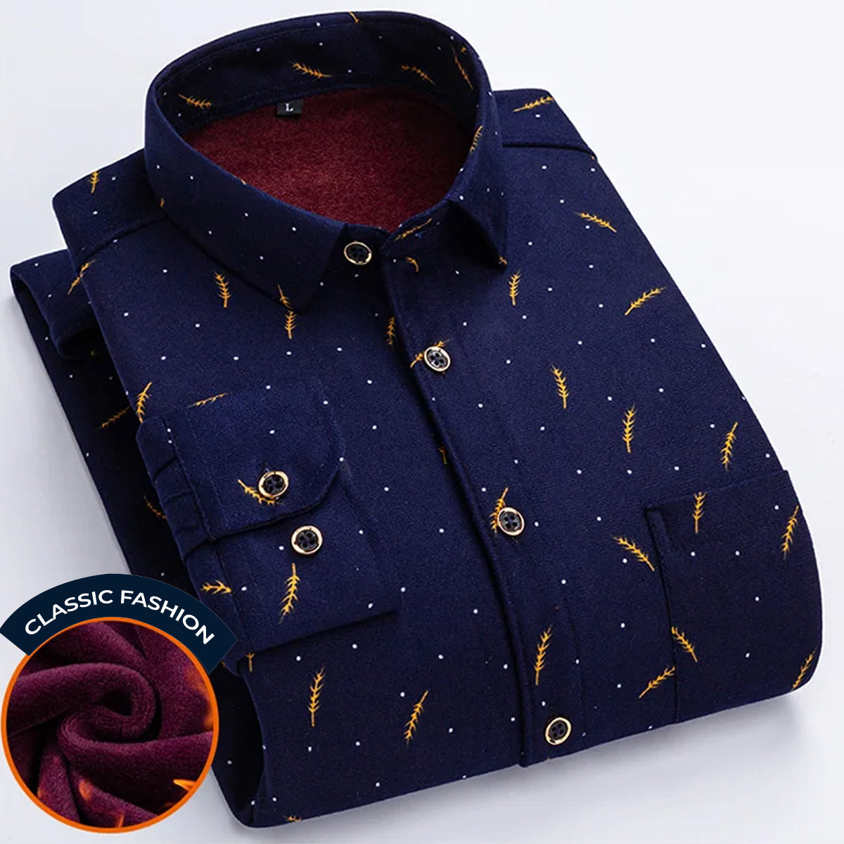 Men's Slim Fit Casual Shirt