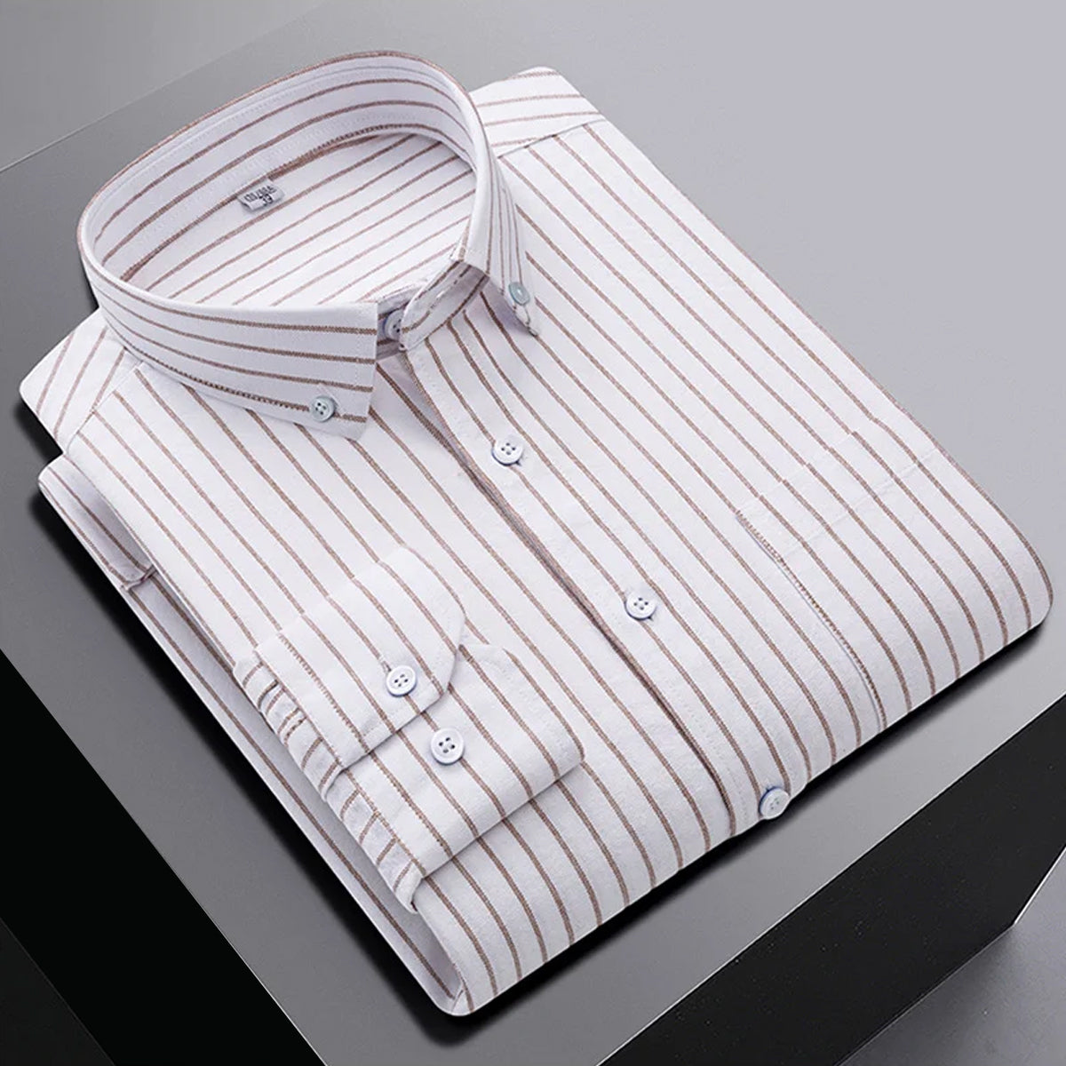Men's Checkered Slim Fit Full Sleeves Cotton Formal Shirt