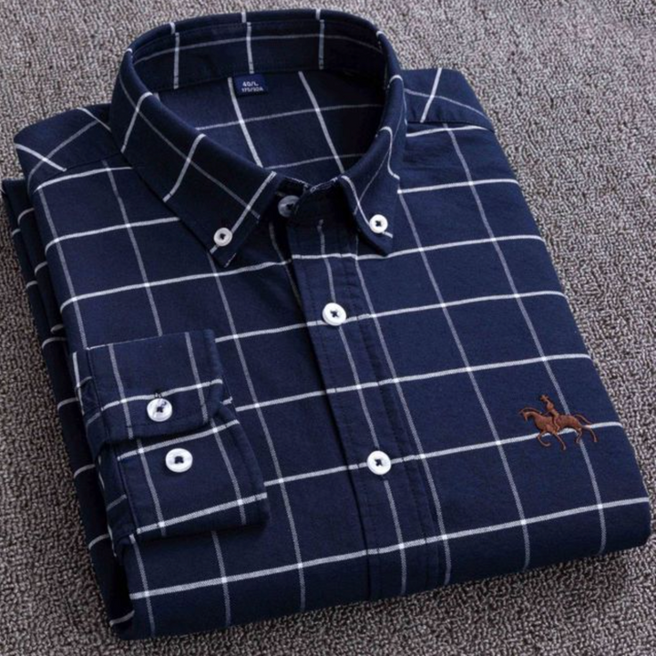 Men's Premium Cotton Check Shirt (SC525)