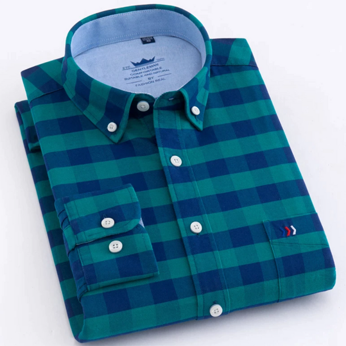 Men's Premium Cotton Check Shirt (SC534)